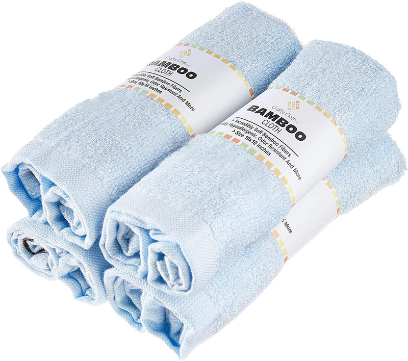 Load image into Gallery viewer, 100% Bamboo Butt or Rear-End Washcloth Set of 4 Washcloths