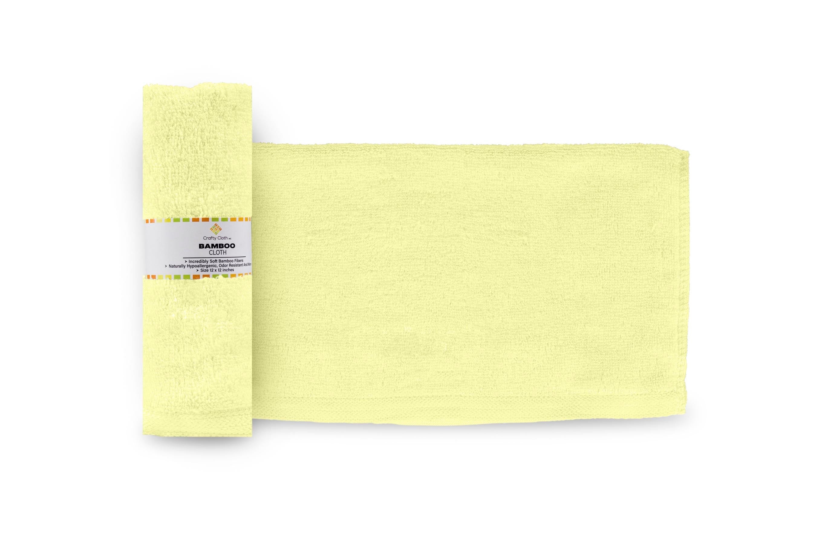 Butter Yellow Bamboo Towel Sets