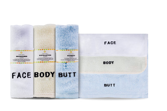 Complete Washcloth Set - Complete 6 Piece Washcloth Towel Set of 6