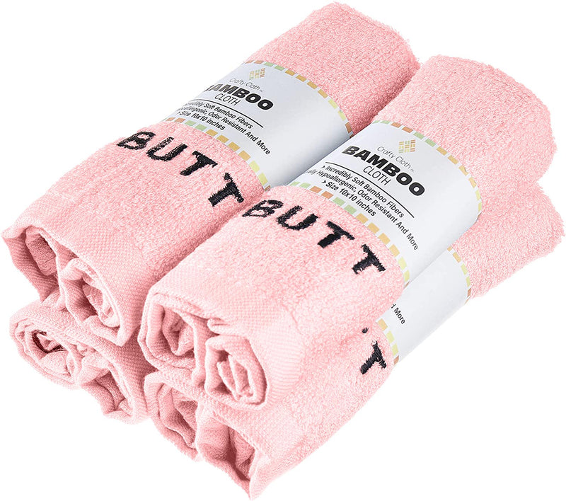 Load image into Gallery viewer, 100% Bamboo Butt or Rear-End Washcloth Set of 4 Washcloths