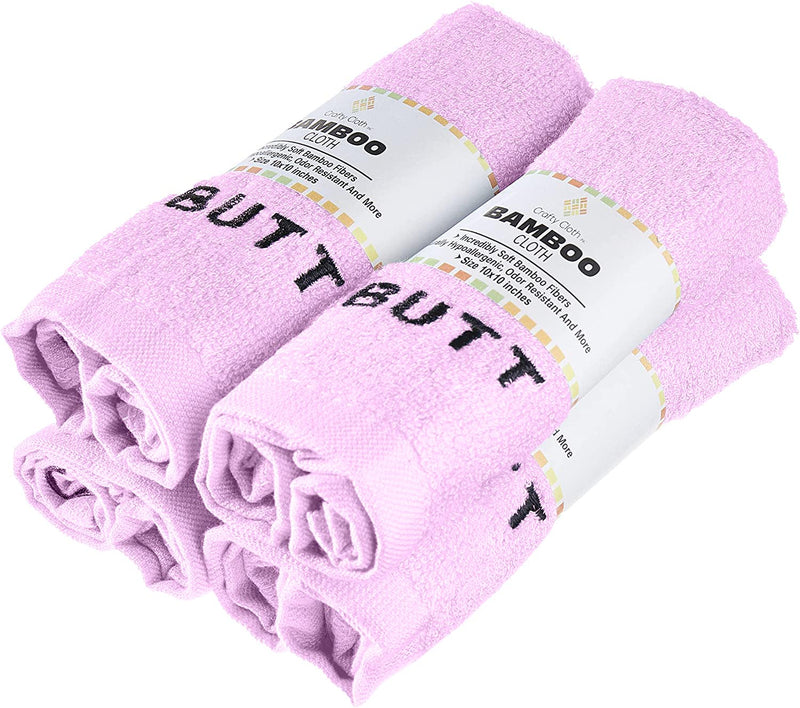 Load image into Gallery viewer, 100% Bamboo Butt or Rear-End Washcloth Set of 4 Washcloths