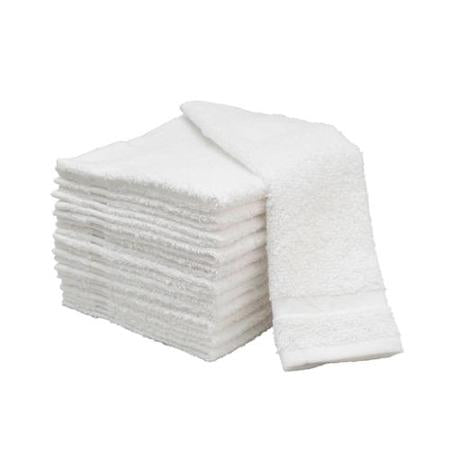 15x25-Economy White hand towels 100% cotton – Washcloth Set