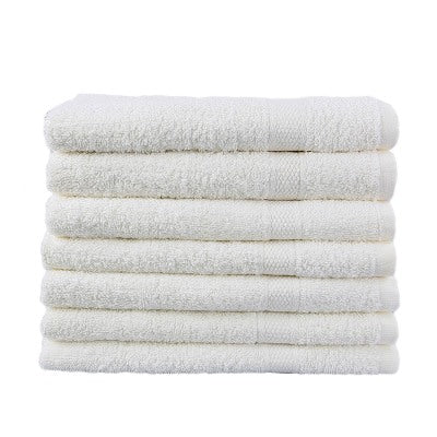 LoomFlair 100% Cotton White Towel Set Wash Cloth (24 Pack 13 x 13