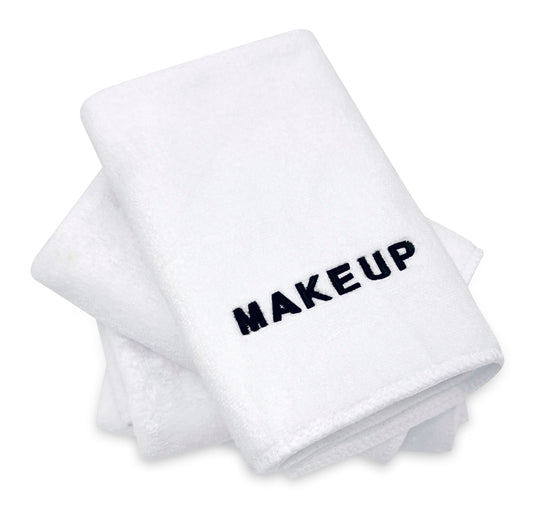 Black Make Up Washcloths Set