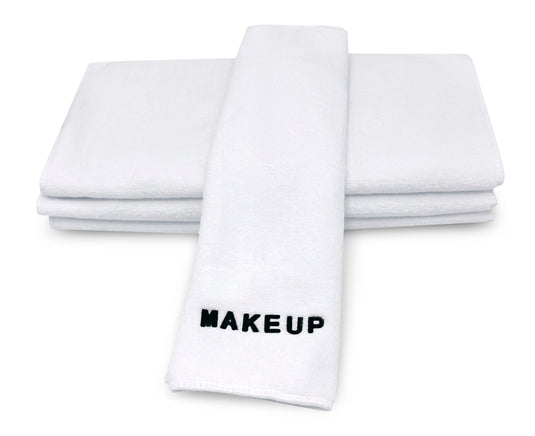 Makeup Washcloth, Black Makeup Towel, Embroidered Bath Wash Cloth,  Monogrammed Bath Wash Cloth, Embroidred Hand Towel 