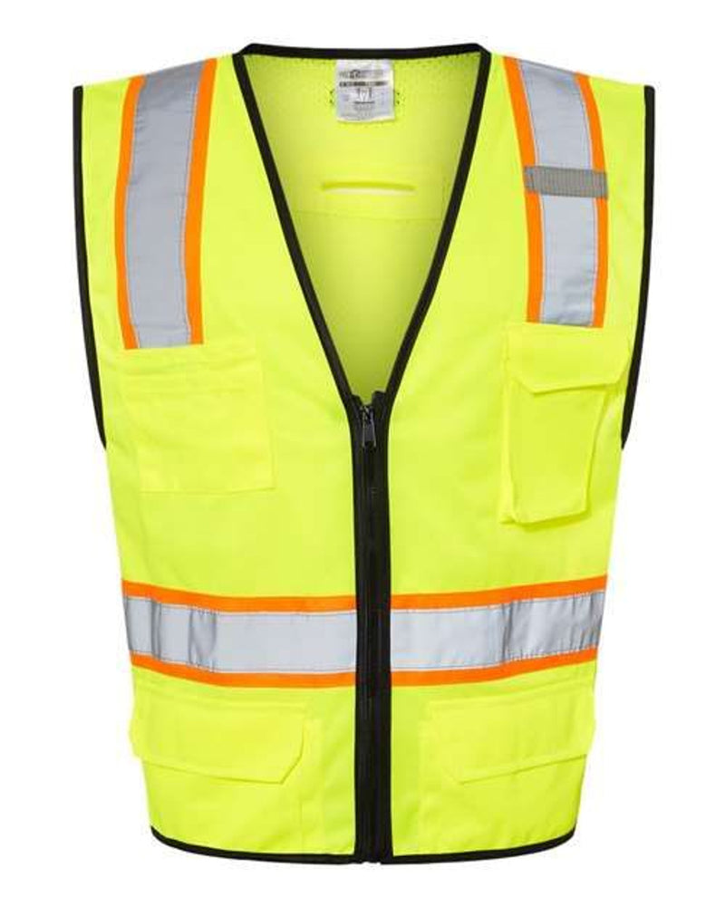 Load image into Gallery viewer, Kishigo 1580 Class 2 Economy 6 Pocket Contrast Vest
