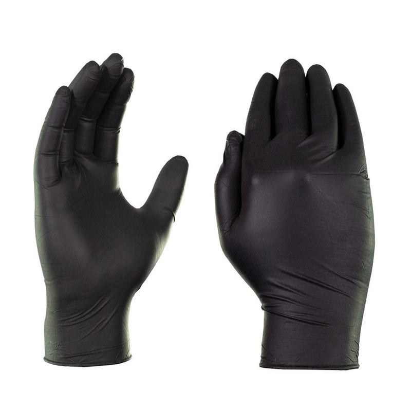 Load image into Gallery viewer, Black Nitrile Gloves (100 Gloves/Box)
