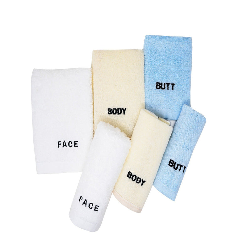 Load image into Gallery viewer, The Complete Washcloth Set – 6 Piece - For Face, Body, and Butt
