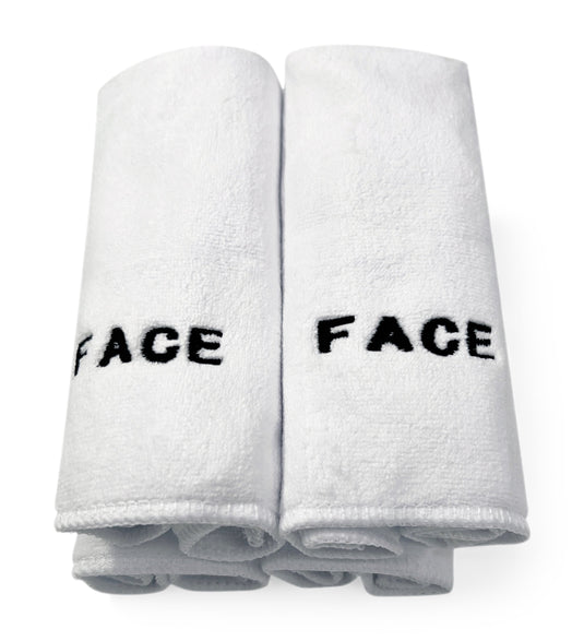 FACE CLOTH - Microfiber Washcloth Set of 4 Microfiber Face Cloth by Crafty Cloth (Set of 4)