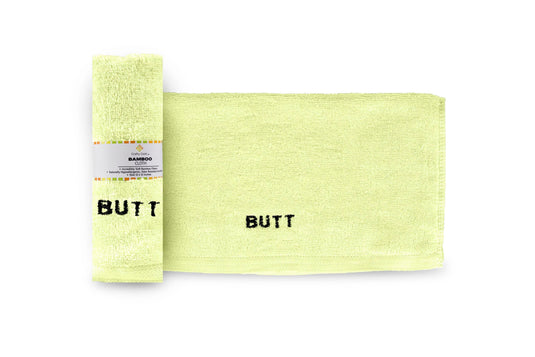 100% Bamboo Butt or Rear-End Washcloth Set of 4 Washcloths