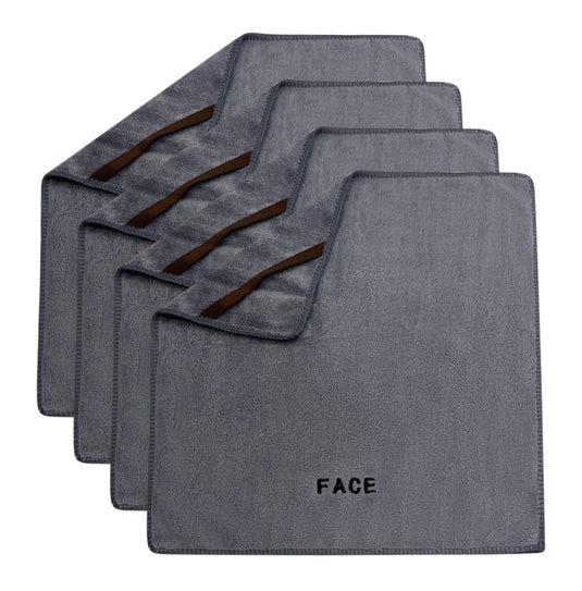 FACE CLOTH - Microfiber Washcloth Set of 4 Microfiber Face Cloth by Crafty Cloth (Set of 4)