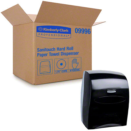 Load image into Gallery viewer, Kimberly-Clark® Sanitouch® Manual Hard Roll Towel Dispenser - Smoke
