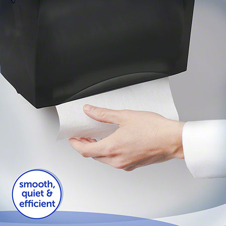 Kimberly-Clark® Sanitouch® Manual Hard Roll Towel Dispenser - Smoke