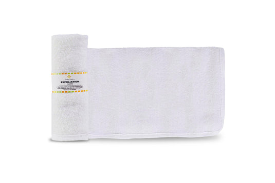 Spa Exfoliation Cloth | Dual-Sided | Reversible Soft and Rigid Washcloth Set of 4