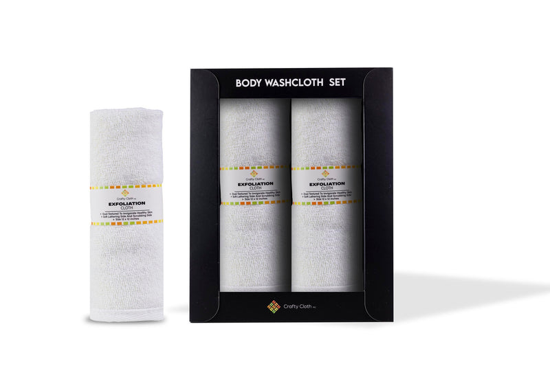 Load image into Gallery viewer, Spa Exfoliation Cloth | Dual-Sided | Reversible Soft and Rigid Washcloth Set of 4
