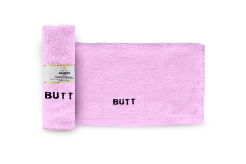 100% Bamboo Butt or Rear-End Washcloth Set of 4 Washcloths