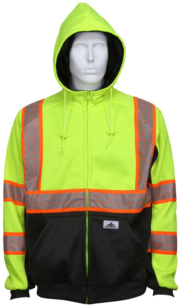 Load image into Gallery viewer, MCR S2CL3LZ Luminator Series Hoodie with Zipper Front Closure and Attached Drawstring Hood
