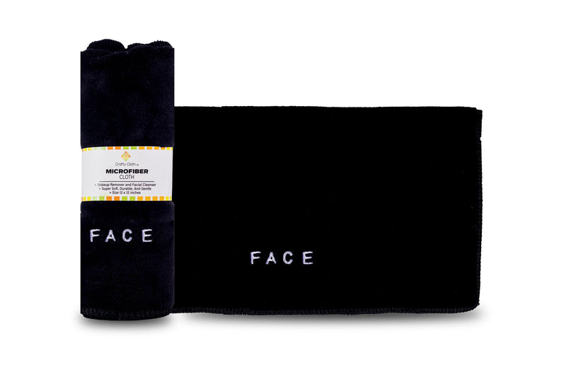 Load image into Gallery viewer, Black Face Washcloth Set
