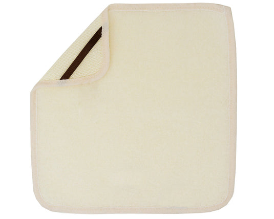 Dual-Sided Washcloth with Embroidery - 4 washcloths - Body Washcloths