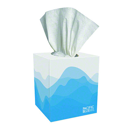 GP Pro™ Pacific Blue Select™ 2 Ply Facial Tissue Cube Box - 100 ct.