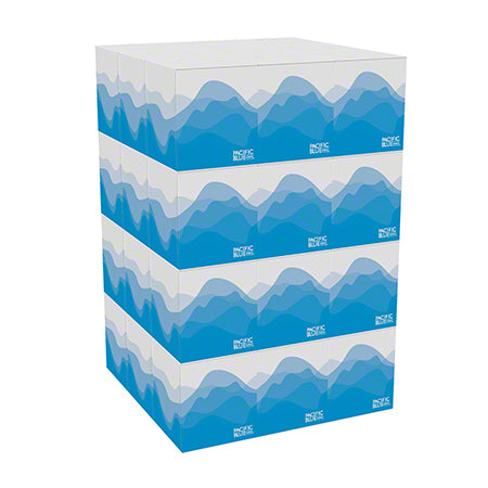 GP Pro™ Pacific Blue Select™ 2 Ply Facial Tissue Cube Box - 100 ct.