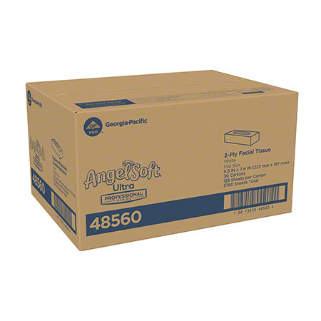 Load image into Gallery viewer, GP Pro™ Angel Soft® Ultra 2-Ply Facial Tissue - 125 ct. Flat Box
