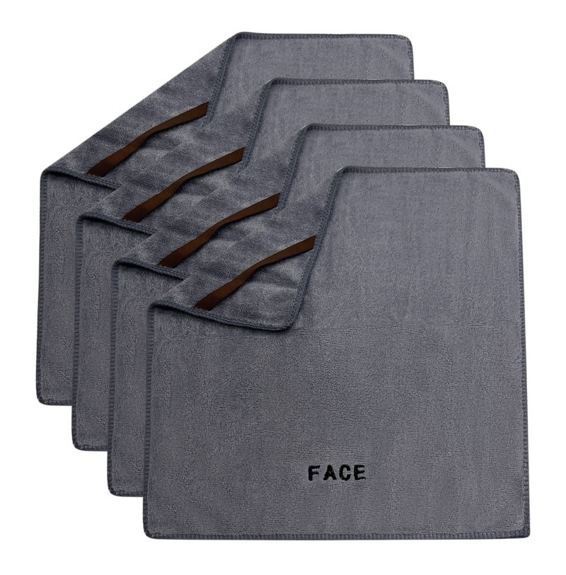 Load image into Gallery viewer, FACE CLOTH - Microfiber Washcloth Set of 4 Microfiber Face Cloth by Crafty Cloth (Set of 4)
