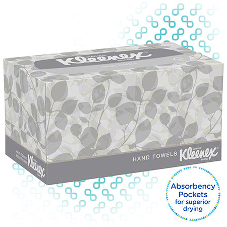 Kleenex® Hand Towel - 9" x 10.5", White