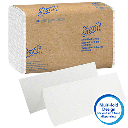 Load image into Gallery viewer, Scott® Essential Multi-Fold Towel - 9.2&quot; x 9.4&quot;, White
