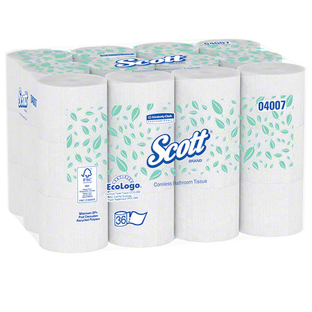 Scott® Coreless Bathroom Tissue - 4.0 x 3.94