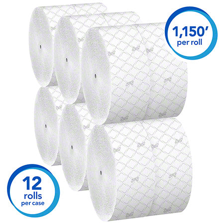 Load image into Gallery viewer, Scott® Essential Coreless Jumbo Roll Bathroom Tissue - 3.78&quot; x 1150&#39;
