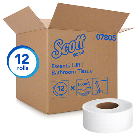 Load image into Gallery viewer, Scott® Essential Jumbo Roll Bathroom Tissue - 3.55&quot; x 1000&#39;, White
