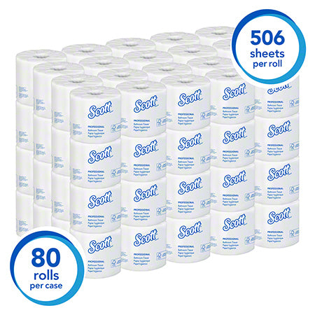 Load image into Gallery viewer, Scott® Essential 100% Recycled Fiber Standard Roll Bathroom Tissue - 4.1&quot; x 4.0&quot;
