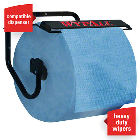 Load image into Gallery viewer, WypAll® X80 Reusable Jumbo Roll Wiper - 12.4&quot; x 13.4&quot;, Blue
