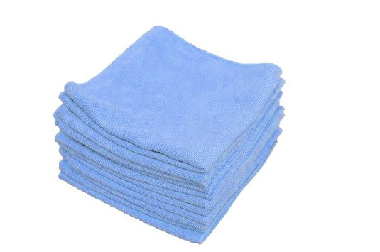 16X16 Light Blue Microfiber towels wholesale