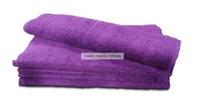 16x26-Purple Bleach Resistant Hand towels 100% Cotton