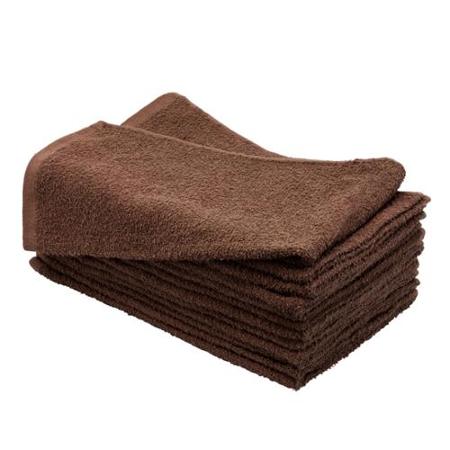 16x26-Dark Brown Bleach Resistant Hand towels 100% Cot